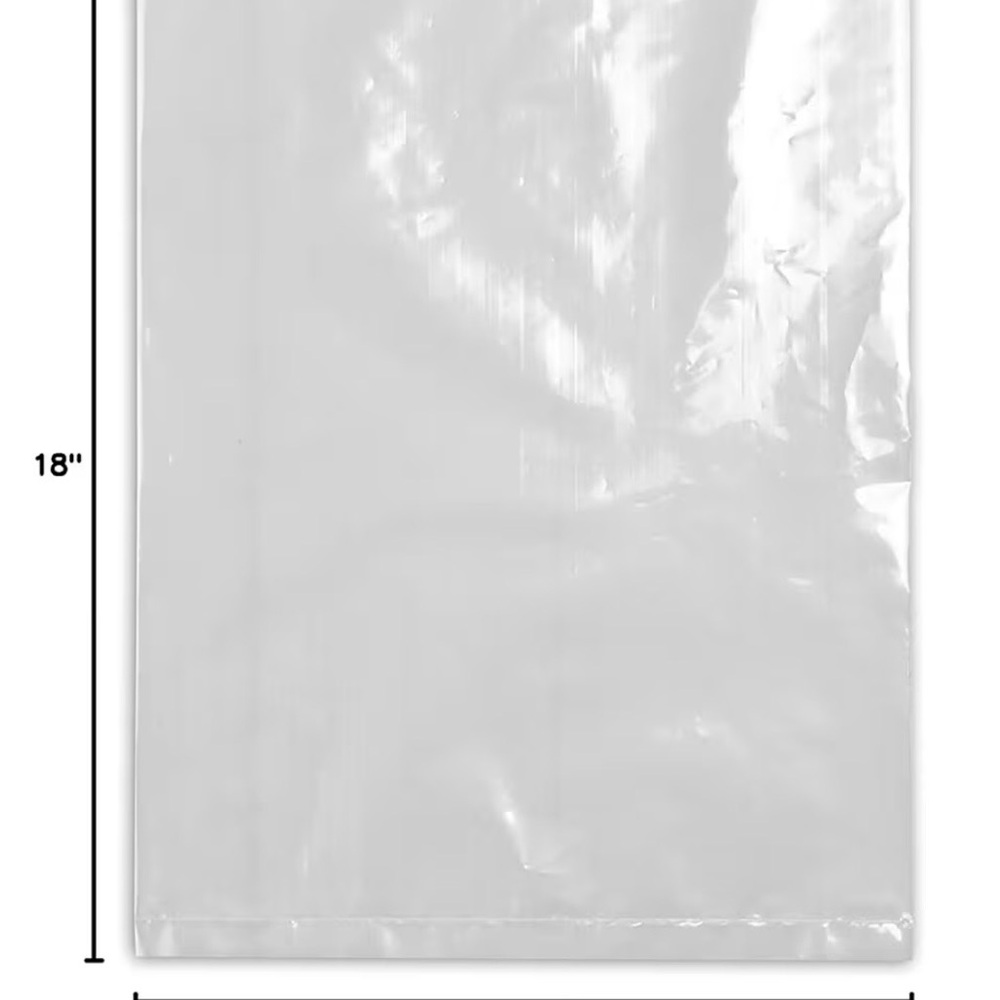 LK 7F1218 1 mil Standard Linear Low Density Flat Bag (100) 12”x18” NWT - Picture 3 of 4